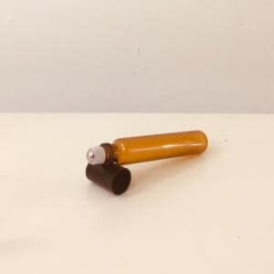 Roll-on  10 ml. cristal color ámbar