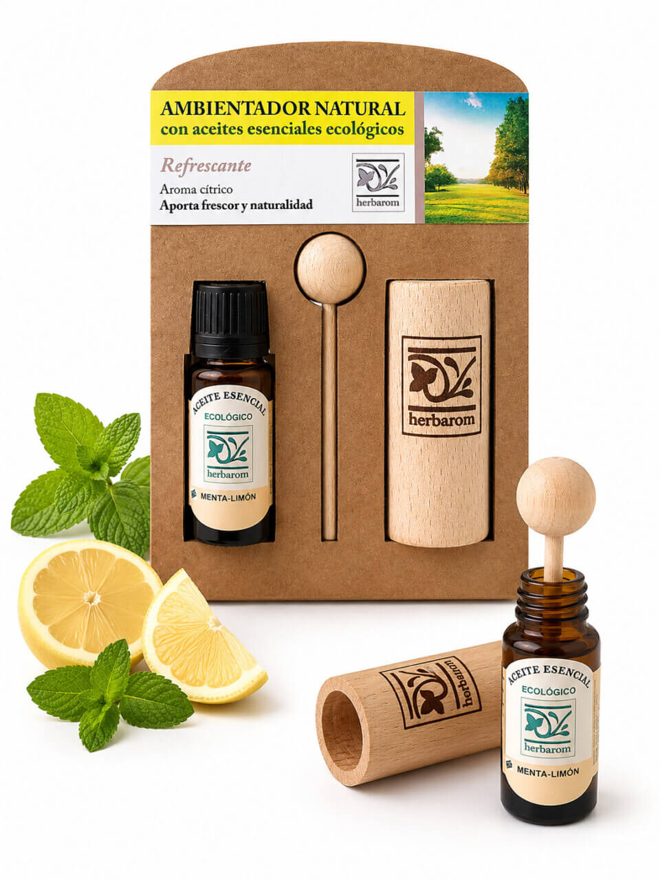 Difusor Nature + Aceite Esencial Menta-Limón